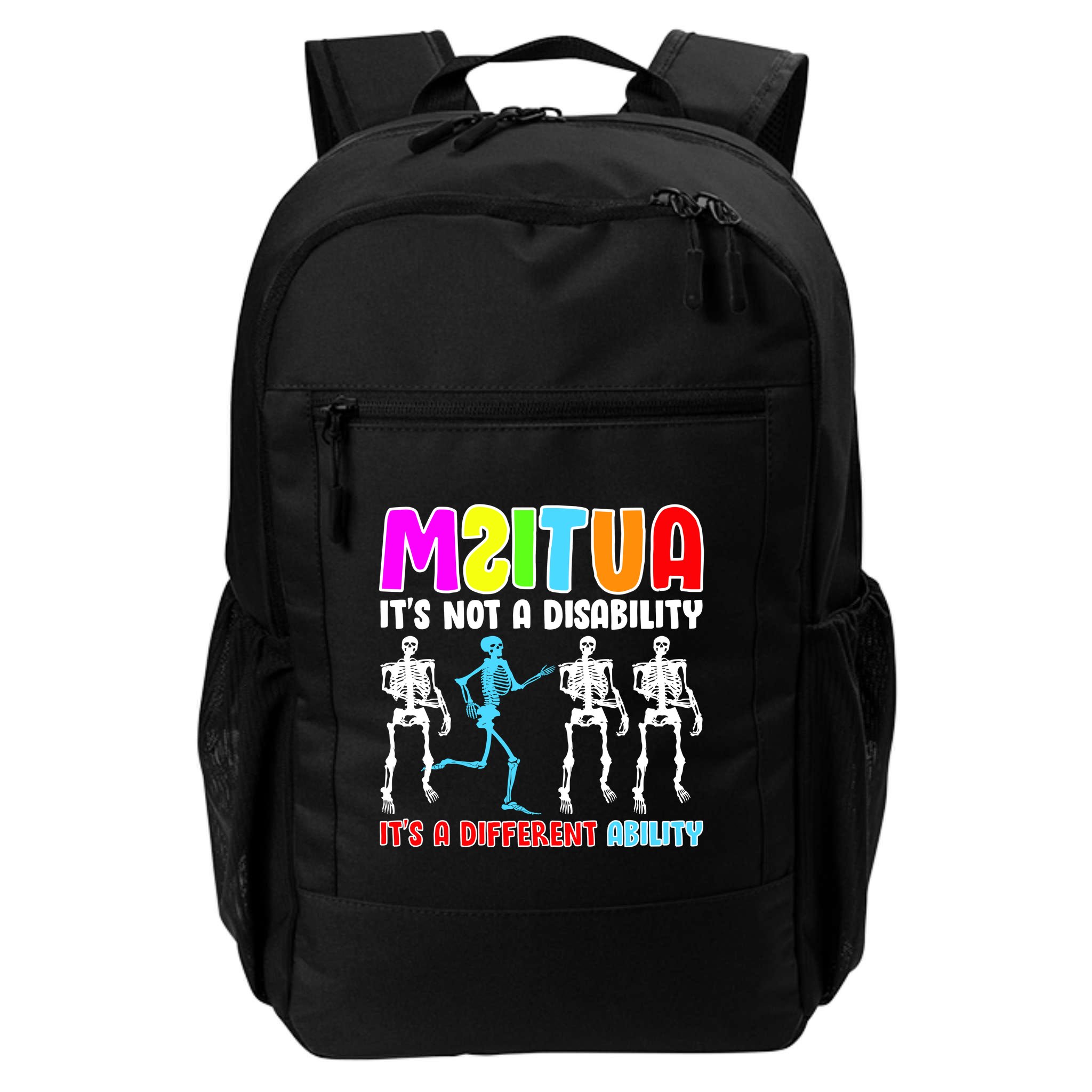 Autism Awareness It's Not A Disability It's An Ability Awareness Backpack