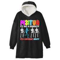 Autism Awareness It's Not A Disability It's An Ability Awareness Hooded Wearable Blanket