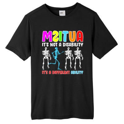 Autism Awareness It's Not A Disability It's An Ability Awareness Tall Fusion ChromaSoft Performance T-Shirt