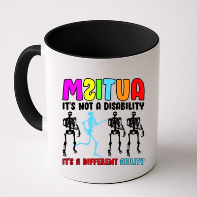 Autism Awareness It's Not A Disability It's An Ability Awareness Mug