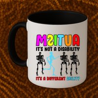 Autism Awareness It's Not A Disability It's An Ability Awareness Mug