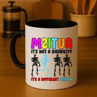 Autism Awareness It's Not A Disability It's An Ability Awareness Mug