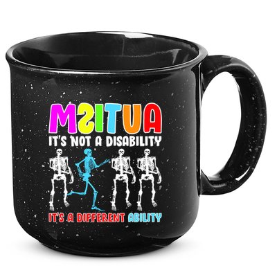 Autism Awareness It's Not A Disability It's An Ability Awareness 15oz Campfire Ceramic Mug