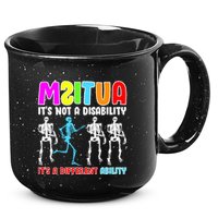 Autism Awareness It's Not A Disability It's An Ability Awareness 15oz Campfire Ceramic Mug
