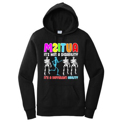 Autism Awareness It's Not A Disability It's An Ability Awareness Women's Pullover Hoodie