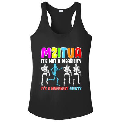 Autism Awareness It's Not A Disability It's An Ability Awareness Ladies PosiCharge Competitor Racerback Tank