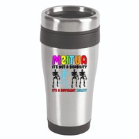 Autism Awareness It's Not A Disability It's An Ability Awareness 16oz Travel Tumbler