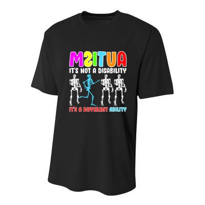 Autism Awareness It's Not A Disability It's An Ability Awareness Youth Performance Sprint T-Shirt