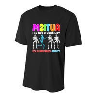 Autism Awareness It's Not A Disability It's An Ability Awareness Youth Performance Sprint T-Shirt