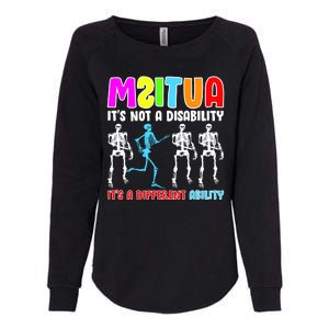 Autism Awareness It's Not A Disability It's An Ability Awareness Womens California Wash Sweatshirt