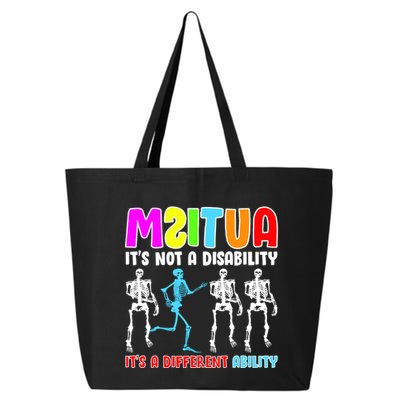 Autism Awareness It's Not A Disability It's An Ability Awareness 25L Jumbo Tote