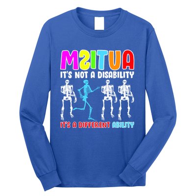 Autism Awareness It's Not A Disability It's An Ability Awareness Long Sleeve Shirt
