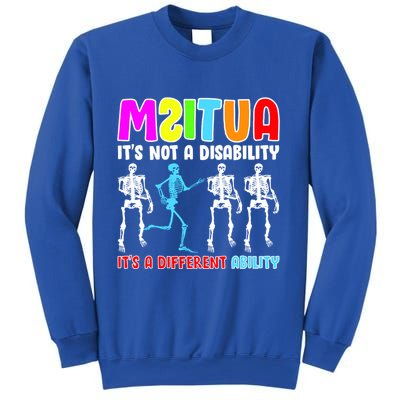 Autism Awareness It's Not A Disability It's An Ability Awareness Sweatshirt