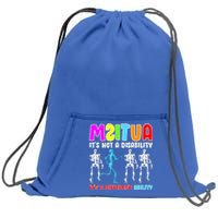 Autism Awareness It's Not A Disability It's An Ability Awareness Sweatshirt Cinch Pack Bag