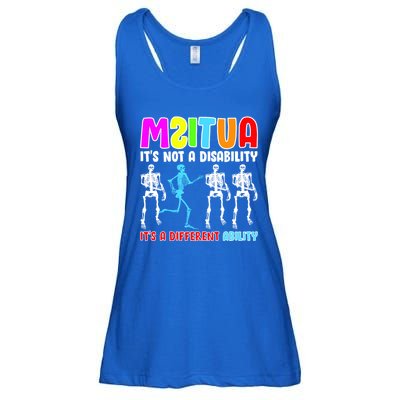 Autism Awareness It's Not A Disability It's An Ability Awareness Ladies Essential Flowy Tank