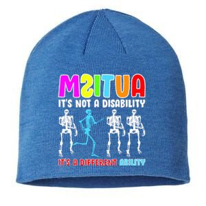 Autism Awareness It's Not A Disability It's An Ability Awareness Sustainable Beanie