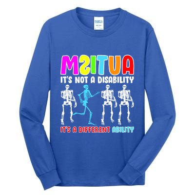 Autism Awareness It's Not A Disability It's An Ability Awareness Tall Long Sleeve T-Shirt