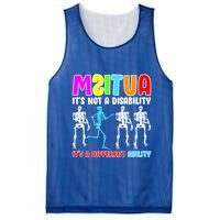 Autism Awareness It's Not A Disability It's An Ability Awareness Mesh Reversible Basketball Jersey Tank