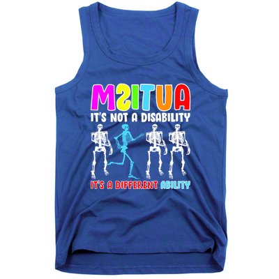 Autism Awareness It's Not A Disability It's An Ability Awareness Tank Top