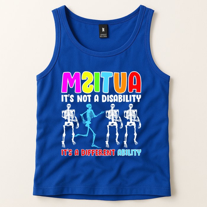 Autism Awareness It's Not A Disability It's An Ability Awareness Tank Top