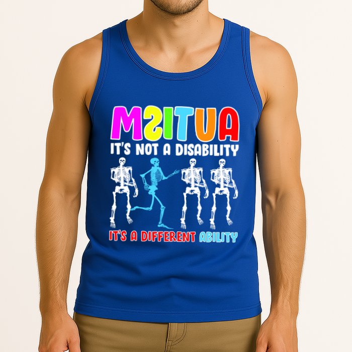Autism Awareness It's Not A Disability It's An Ability Awareness Tank Top