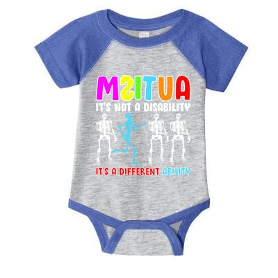 Autism Awareness It's Not A Disability It's An Ability Awareness Infant Baby Jersey Bodysuit
