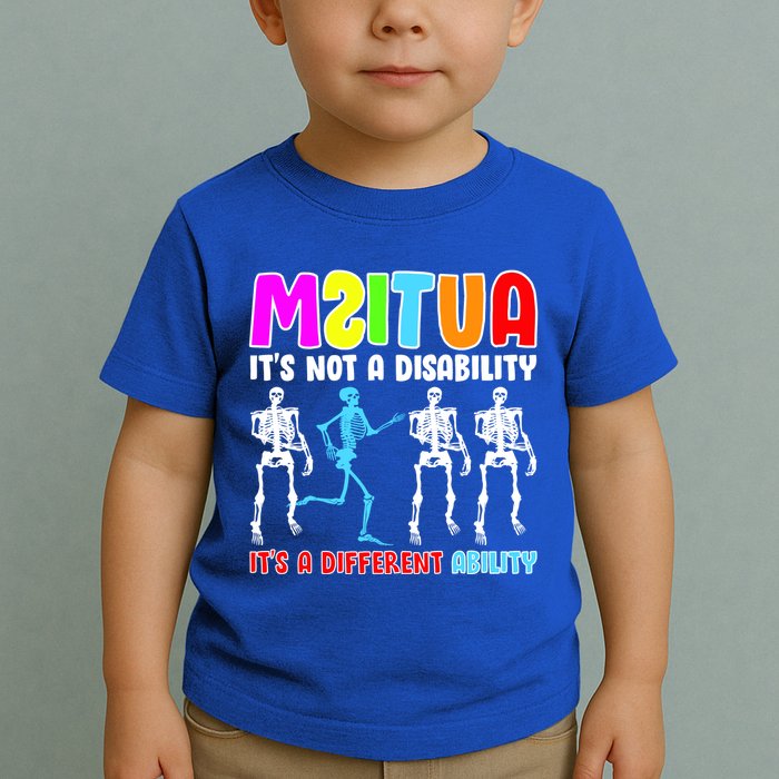 Autism Awareness It's Not A Disability It's An Ability Awareness Toddler T-Shirt
