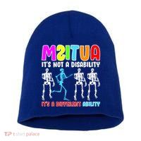Autism Awareness It's Not A Disability It's An Ability Awareness Short Acrylic Beanie