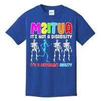 Autism Awareness It's Not A Disability It's An Ability Awareness Kids T-Shirt