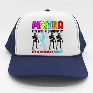 Autism Awareness It's Not A Disability It's An Ability Awareness Trucker Hat