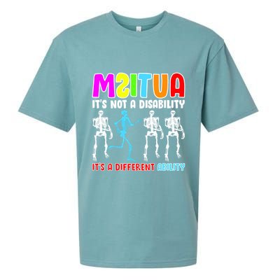 Autism Awareness It's Not A Disability It's An Ability Awareness Sueded Cloud Jersey T-Shirt