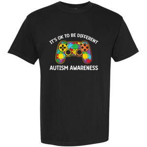 Autism Awareness Its Ok To Be Different Garment-Dyed Heavyweight T-Shirt