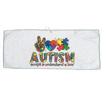 Autism Awareness Its Ok To Be Different Large Microfiber Waffle Golf Towel