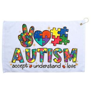 Autism Awareness Its Ok To Be Different Grommeted Golf Towel