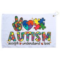 Autism Awareness Its Ok To Be Different Grommeted Golf Towel