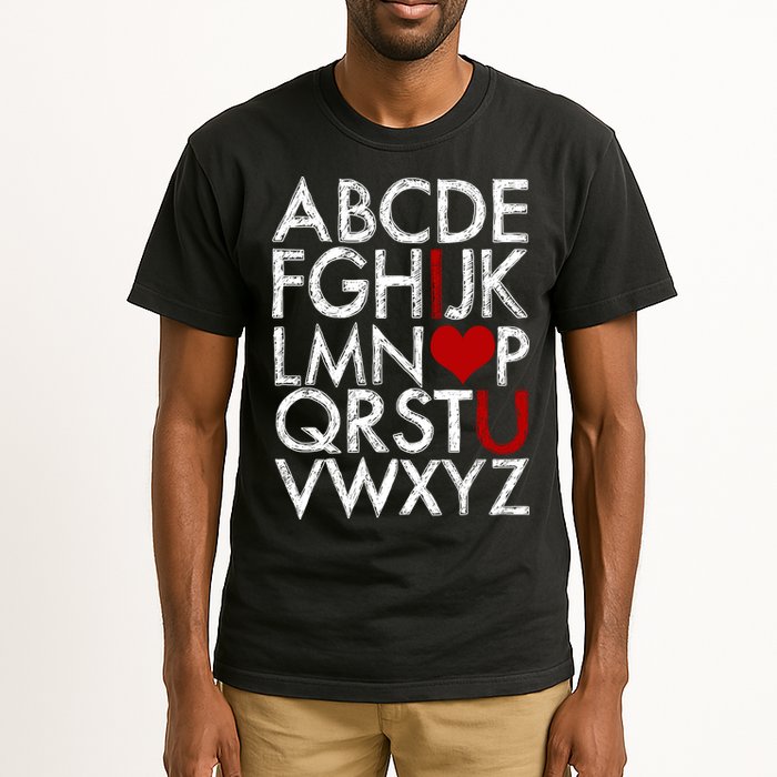 Alphabet ABC I Love You Valentines Day Tall T-Shirt