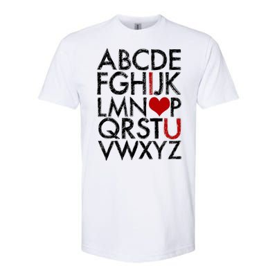 Alphabet ABC I Love You Valentines Day Softstyle CVC T-Shirt