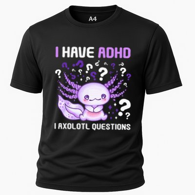 Adhd Awareness I Axolotol Questions Performance Shirt