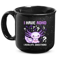 Adhd Awareness I Axolotol Questions 15oz Campfire Ceramic Mug