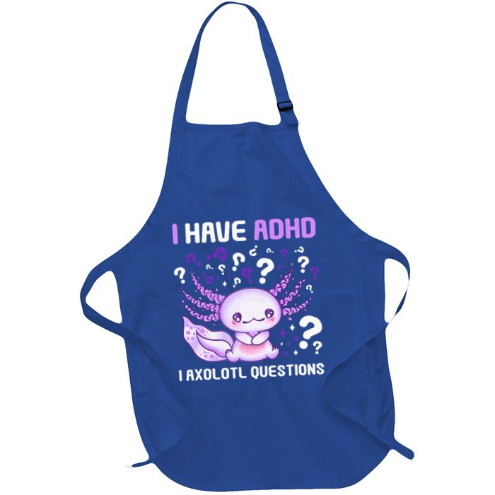 Adhd Awareness I Axolotol Questions Apron