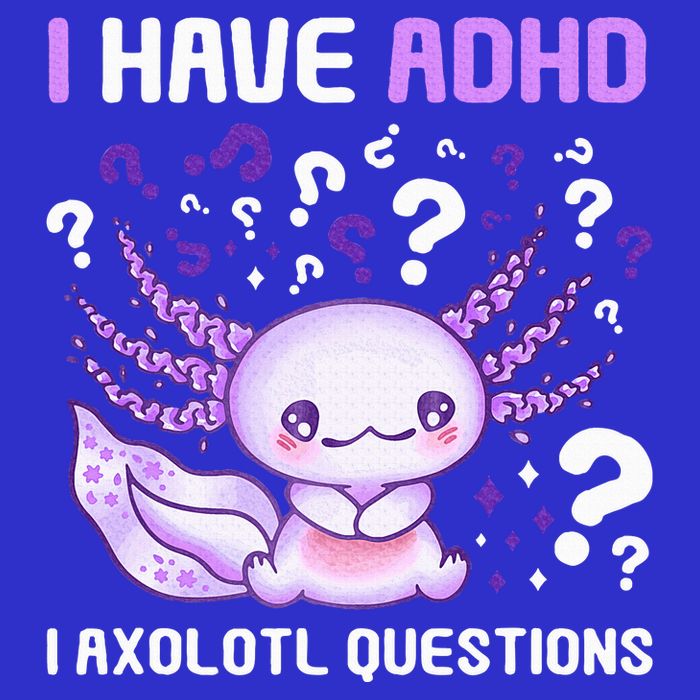 Adhd Awareness I Axolotol Questions Bag