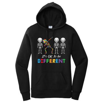 Autism Awareness  Its Ok To Be Different Women's Pullover Hoodie