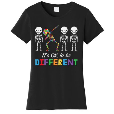 Autism Awareness  Its Ok To Be Different Women's T-Shirt