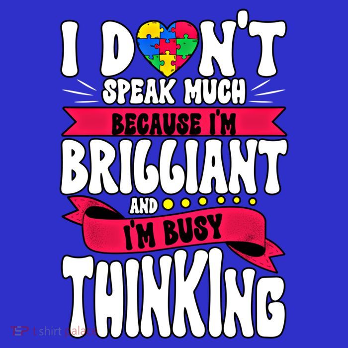 Autism Awareness I Dont Speak Much Brilliant Gift 16 in Basic Backpack
