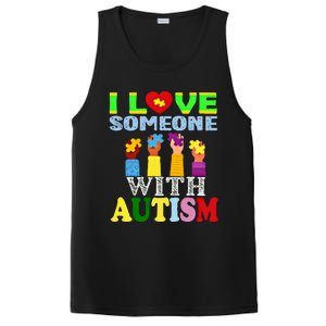 Autism Awareness I Love Someone With Autism Gift PosiCharge Competitor Tank