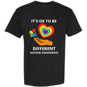 autism awareness its ok to be different Garment-Dyed Heavyweight T-Shirt