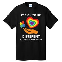 autism awareness its ok to be different Tall T-Shirt