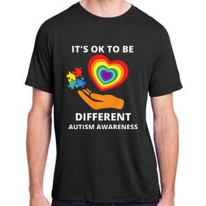 autism awareness its ok to be different Adult ChromaSoft Performance T-Shirt