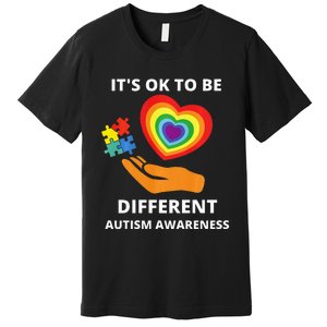 autism awareness its ok to be different Premium T-Shirt