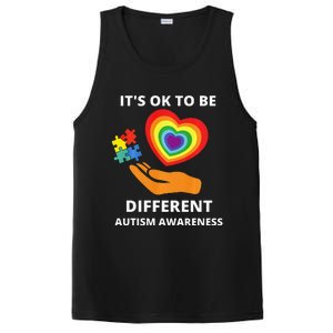 autism awareness its ok to be different PosiCharge Competitor Tank